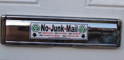No Junk Mail Sign, No Junk Mail Sticker, Letterbox Sticker, No Junk Mail Signs, No Junk Mail Stickers
