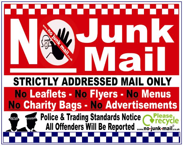 Window Sticker For Junk Mail, Door Sticker, No Junk Mail Sign, Ref: Red Square No Junk Mail Sign, Addressed Mail Only.uk No Junk Mail Sign. Vinyl Decals Self Adhesive Sticker, Addressed Mail Only, No Junk Mail Letterbox Sticker, How To Stop Junk Mail, Royal Mail Logo, Ref RMO, Letterbox Sign, Stick On Sticker, Outdoor Use, Waterproof, Weatherproof, Washable, Unwanted Items Of Mail, 